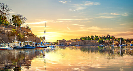 Image showing Nile in Aswan