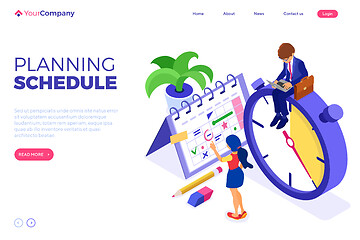 Image showing Planning schedule time management