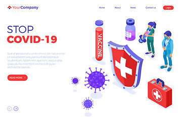 Image showing Covid-19 Coronavirus Stop 2019-nCoV