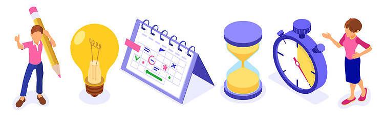 Image showing Planning schedule time management