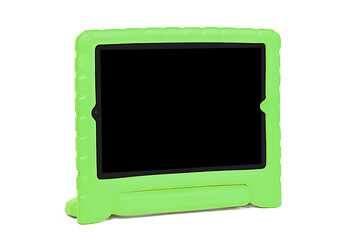 Image showing Tablet in a bright cover, designed for children