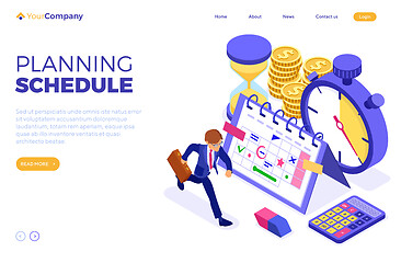 Image showing Planning schedule time management