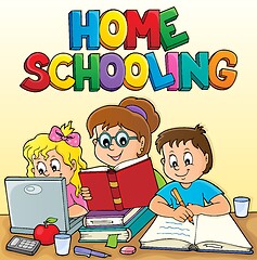 Image showing Home schooling theme image 2