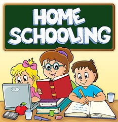 Image showing Home schooling theme image 3