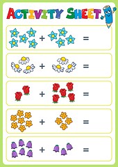 Image showing Activity sheet topic image 4