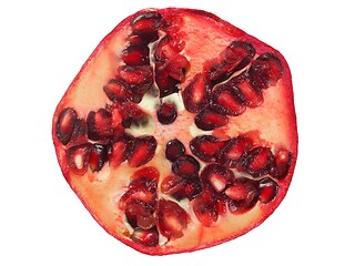 Image showing Pomegranate on white