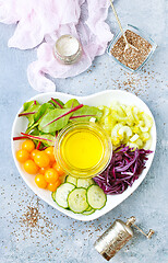 Image showing ingredients for salad