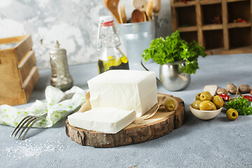 Image showing feta cheese