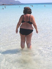 Image showing Obese woman