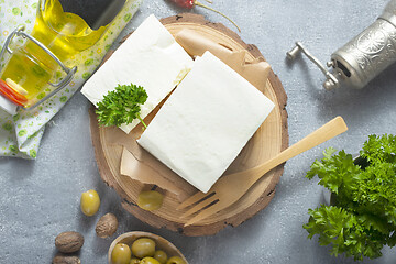 Image showing feta cheese