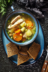 Image showing fish soup