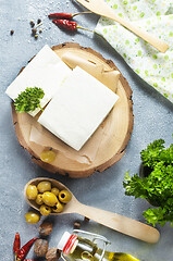 Image showing feta cheese