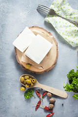 Image showing feta cheese