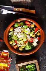 Image showing greek salad