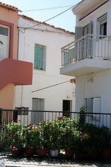 Image showing Greek houses