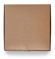 Image showing cardboard box for food delivery