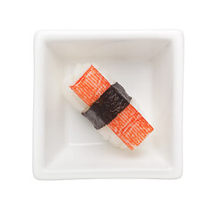 Image showing Kani nigiri sushi