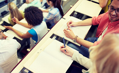 Image showing international students at university lecture hall