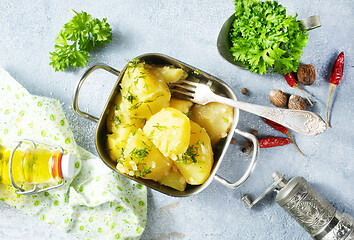 Image showing boiled potato