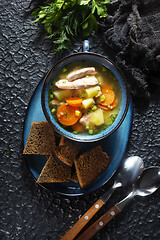 Image showing fish soup