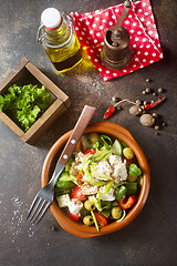 Image showing greek salad