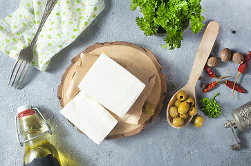 Image showing feta cheese