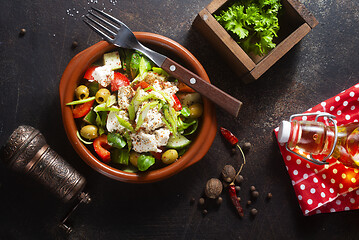 Image showing greek salad