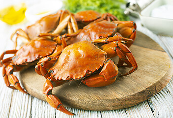 Image showing boiled crab