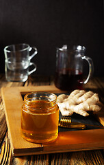 Image showing honey with ginger