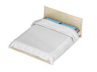 Image showing Bed on white background