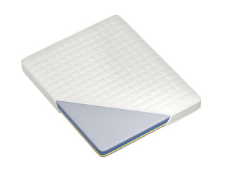 Image showing Mattress with many layers of memory foam