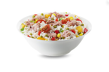 Image showing Tuna salad rice