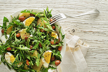 Image showing Dandelion salad