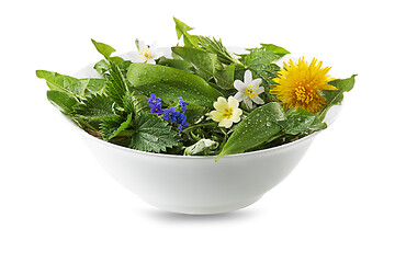 Image showing Salad detox ingredients 