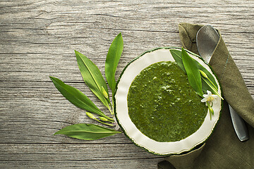 Image showing Healthy soup ramson