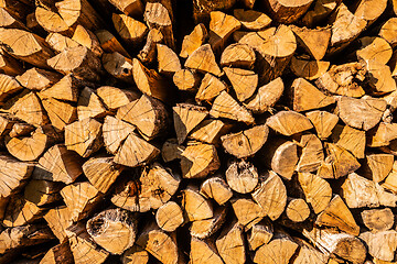 Image showing Background of firewood texture