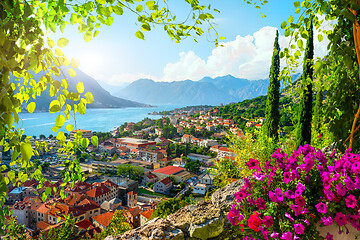 Image showing Picturesque view of Kotor