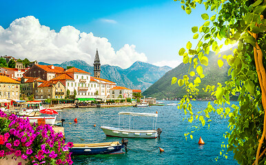 Image showing Historic city of Perast