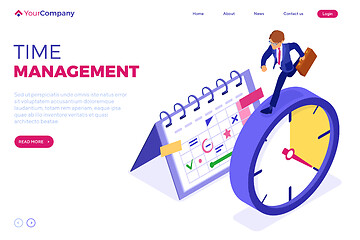 Image showing Planning schedule time management