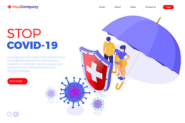 Image showing Covid-19 Coronavirus Stop 2019-nCoV