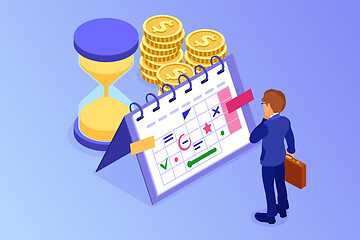 Image showing Planning schedule time management