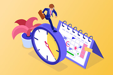 Image showing Planning schedule time management