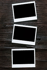 Image showing Blank instant photo frames 