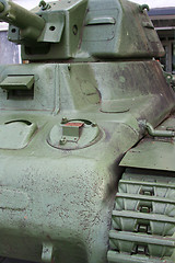 Image showing old war tank