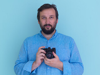 Image showing Portrait of  male Photographer