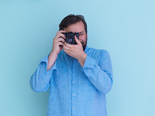 Image showing Portrait of  male Photographer