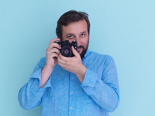 Image showing Portrait of  male Photographer