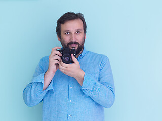 Image showing Portrait of  male Photographer