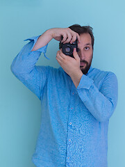 Image showing Portrait of  male Photographer