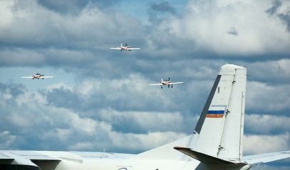 Image showing Aerobatics group